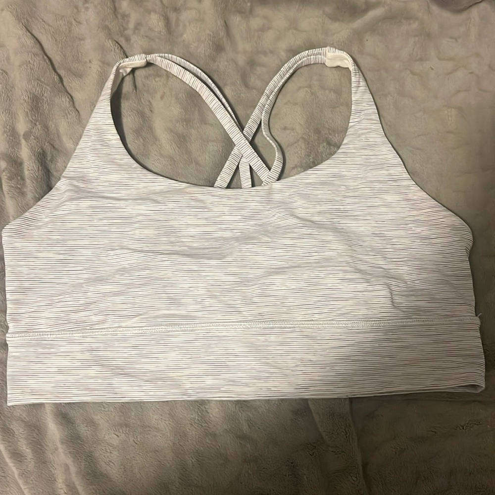 Lululemon Sports bra (medium support) with cute cross back detail